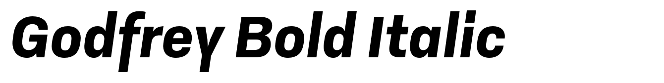 Godfrey Bold Italic
